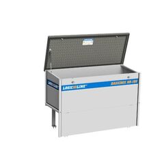 BasicBox BB-160 Verbundanlegeleiter 17 Sprossen, Holz-Aluminium-Anlegeleiter, Länge 4.90 m 12382957
